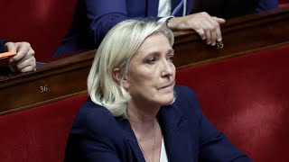 Marine Le Pen prévient que le RN votera la censure quotsi le pouvoir dachat des Français est amputéquot [upl. by Laith]