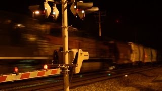 BNSF Trains at night [upl. by Lerner]