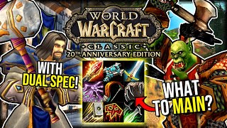 Classic FRESH Class Picking Guide  What To MAIN This Time  World of Warcraft [upl. by Nwahser701]