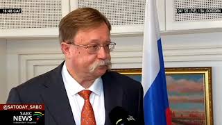 Russian Ambassador to South Africa Ilya Rogachev says they are feeling the pinch [upl. by Anatnom]