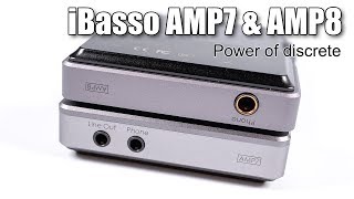 Review of iBasso AMP7 amp AMP8 [upl. by Dnalwor537]