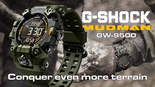 MUDMAN Conquer even more terrain  CASIO GSHOCK GW9500 [upl. by Nuhsed]