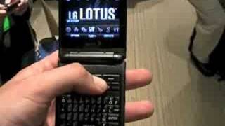 LG Lotus Sprint  Handson  CTIA FAll 08 [upl. by Mieka348]