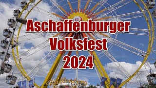 Aschaffenburger Volksfest 2024  Impressionen FULL HD [upl. by Irok205]