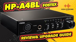 Fostex A4BL Headphone Amp Mini Review amp Upgrade Guide  How to make the A4 Sound Much Better [upl. by Donata972]