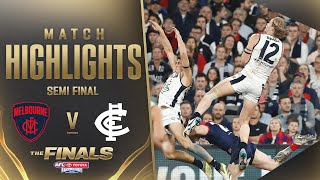 Melbourne v Carlton Highlights  SemiFinal 2023  AFL [upl. by Akel590]