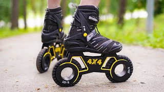 Handmade Insane Hubless Roller Skates [upl. by Comptom]