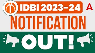 IDBI Junior Assistant Manager amp Executive Notification 2023  IDBI Bank Recruitment 2023 Details [upl. by Epolenep90]