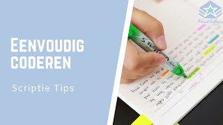 EENVOUDIG interviews coderen  3 SIMPELE manieren  SCRIPTIE TIPS [upl. by Sissy]