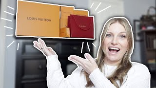 HUGE Luxury Unboxing ✨ Louis Vuitton Cartier [upl. by Nnyrb688]