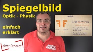 Spiegelbild  Spiegelung  Optik  Physik  Lehrerschmidt [upl. by Bronny]