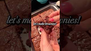 quick brownies are always so tasty🍫🤎🫶🏼 fallbaking brownie recipe baking chocolate [upl. by Maillij]