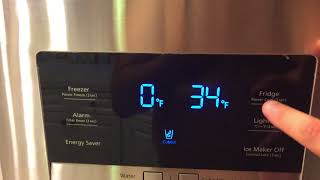 How to TURN UP a Samsung Fridges Temperature [upl. by Jehu]