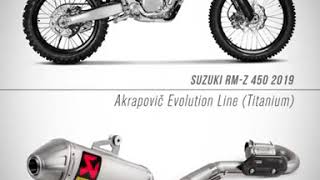 Akrapovic SOUND comparativa scarichi completi Cross 450 2019  MotoRacingShopcom [upl. by Albin478]