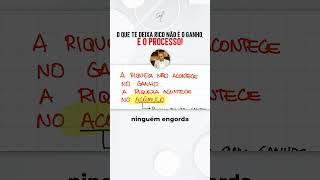 O QUE TE DEIXA RICO NÃO É O GANHO É O PROCESSO  Conrado Adolpho [upl. by Carrew]