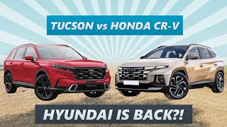 2025 Hyundai Tucson vs 2025 Honda CRV – Is Hyundai Back [upl. by Dorian597]