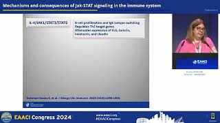 EAACI 24 Mechanisms amp consequences of Jak STAT signaling in the immune system  Ioana Agache MD PhD [upl. by Burnaby]