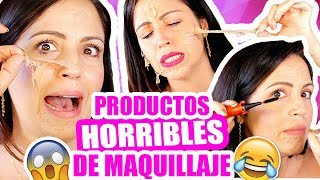 Probando Productos Raros de Maquillaje  SandraCiresArt [upl. by Allemaj]