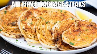 Air Fryer Cabbage Steaks  Sweet and Savory Meals [upl. by Nylissej207]