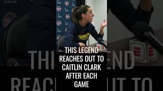 This Legend Contacts Caitlin Clark After Each Game shorts [upl. by Aneerhs]