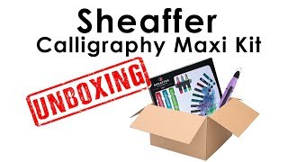 Sheaffer Calligraphy Kit Unboxing and Test [upl. by Nwadal]