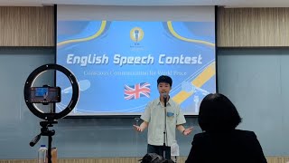 Change the world speech contest 2024  The Hidden Power [upl. by Saito]