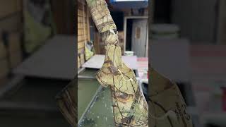 Custom Realtree camo gun stock hydrodip realtree satisfying custom trending [upl. by Amlez]