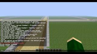 How to create groups with Permissions commands EASIEST WAY PermissionsEx Minecraft [upl. by Imuy920]