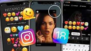 INSTAPRO IOS ATUALIZADO 2024 INSTAGRAM estilo IPHONE 🫠 EMOJIS IOS 18  IOS FONTS  REPOST REELS IOS [upl. by Karl]