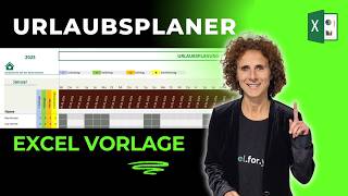 Excel Urlaubsplaner Vorlage  mit Feiertagen [upl. by Topliffe]