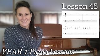 Free Beginner Piano Lessons  45  Sight Reading  Year 1 3 13 [upl. by Eihcra]