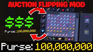 How To Auction Flip in Hypixel Skyblock with This Mod  Easily Make Millions of Coins [upl. by Katrine]