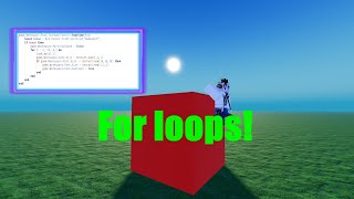 How to use for loops in Roblox studio [upl. by Phillane570]