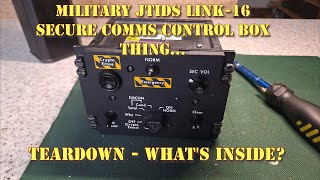 Military JTIDS  Link16 secure communications terminal teardown from a Tornado and Lynx 4K UHD [upl. by Okire835]