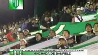 Hinchada de Banfield Así alentó la gente al equipo frente a Arsenal 180411 [upl. by Dnomaj]