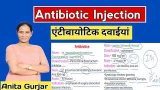 Antibiotic drugs in hindi  antibiotic medicine  pharma medicine [upl. by Nylirem]