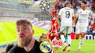 Real Madrid vs VFB Stuttgart UCL Stadionvlog 😱🔥  PARTIE AUF AUGENHÖHE  ViscaBarca [upl. by Flavia]