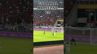 GOAAAAAAL 20  MARCELINO 🔥 indonesiavsarabsaudi timnasday indonesia kualifikasipialadunia2026 [upl. by Jeana]