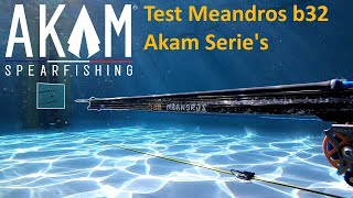 Test du Meandros B32 AKAM SerieS  Premier fusil de chasse sous marine optimisé par la team AKAM [upl. by Stranger278]