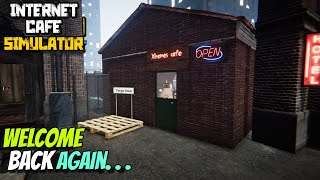 first day of my internet cafe  internet cafe simulator gameplay part 1 [upl. by Aiekal]