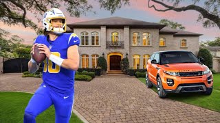 Justin Herbert Stats Contract Age Height Wife Girlfriend Net Worth Biography [upl. by Bryce626]