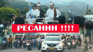 Pawai Paket quotDeo Doquot Pendukung Tumpah Ruah Kuasai Kota Ende [upl. by Jestude]