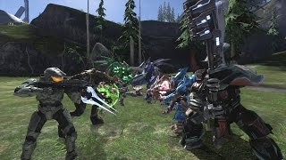 Halo 3 AI Battle  The Great Schism [upl. by Nniroc]