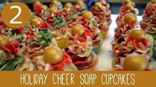 Christmas Soap Cupcakes  Royalty Soaps [upl. by Delilah]