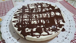 CHEESECAKE FREDDA al CIOCCOLATO  Ricetta FACILE senza GELATINA e senza cottura in forno [upl. by Blondell513]