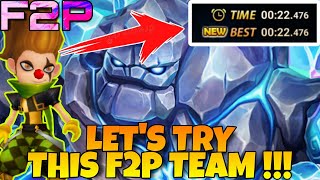 TRYING FASTEST F2P GIANT TEAM WITH LOWER RUNE QUALITY 😅 IN SUMMONERS WAR [upl. by Allemahs473]