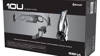 Sena 10U Bluetooth Headset For Shoei GTAir  Unboxing amp Installation [upl. by Arteid91]