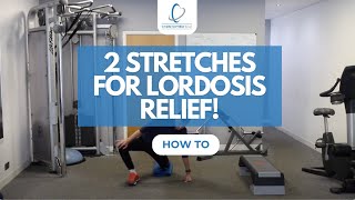 2 Stretches to Fix Lordosis Improve Your Posture Today [upl. by Ahsikram]