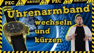 Uhrenarmband wechseln  kürzen  DIY Projekt [upl. by Steward420]