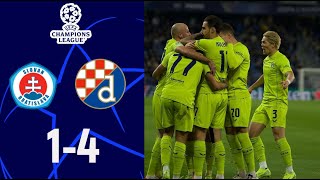 Slovan Bratislava vs GNK Dinamo Zagreb 14 Highlights 2024 dinamo zagreb slovan [upl. by Airalav]